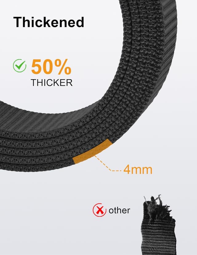 Thumbnail 4 de JUKMO Men's 1.5" Nylon Ratchet Belt