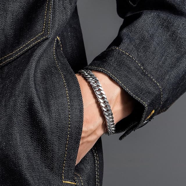 Thumbnail 2 de flintronic Bracciale Uomo Acciaio Inox 21/22 cm