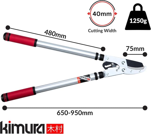 Detalle de Kimura Pro Garden Loppers 650–950mm