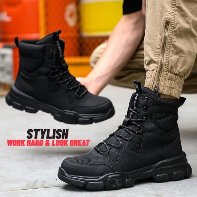 Detalle de Rona Safety Shoes & Boots with Steel Toe Cap – Lightweight, Comfortable & Anti-slip