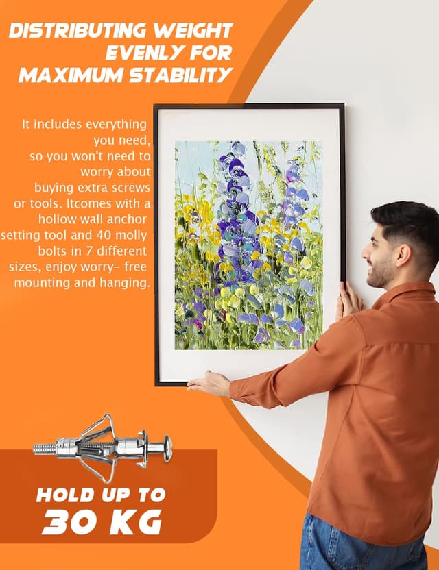 Thumbnail 5 de FOREVTL Kit Complet 40 pièces Pince pour chevilles Molly