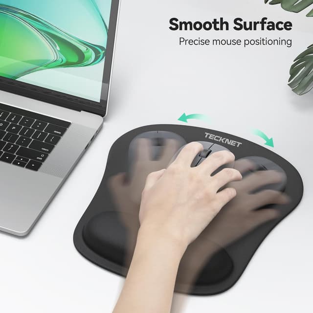 Thumbnail 3 de TECKNET Mouse Mat Wrist Support ergonomic mouse pad