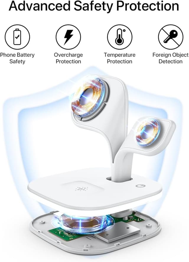 Thumbnail 4 de EXW 3 in 1 Magnetic Wireless Charging Station for iPhone