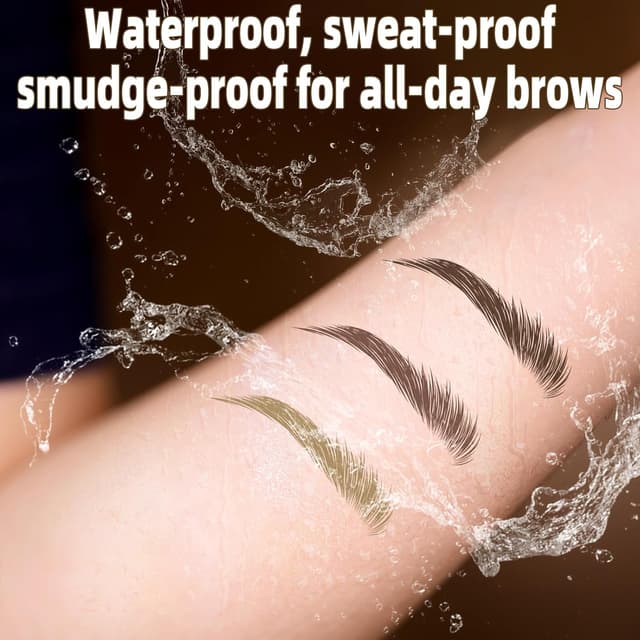 Detalle 2 de Matita per Sopracciglia Doppia Testa 2 in 1 Marrone scuro