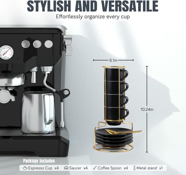 Detalle 2 de Lareina 3-Ounce Espresso Cups