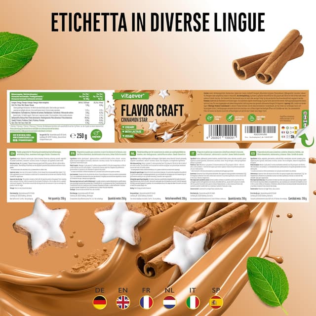 Detalle de Vit4ever Polvere di Cannella Star (Flavor Craft) da 250 g