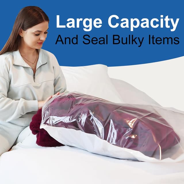 Thumbnail 5 de Vacbird Bolsa Vacio Ropa 8 unidades