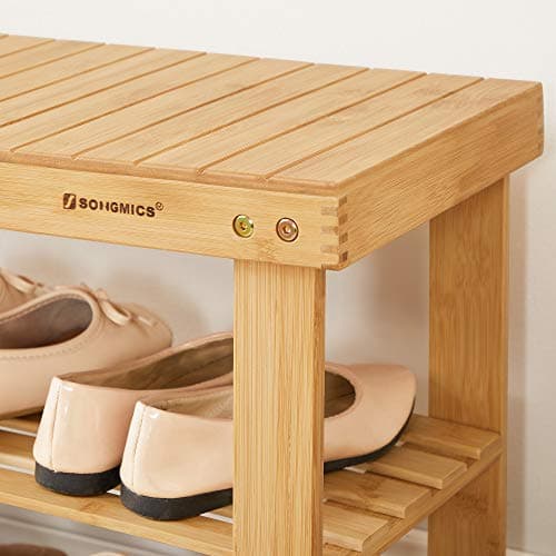 Thumbnail 8 de SONGMICS LBS04N Banco zapatero 3 niveles 130 kg