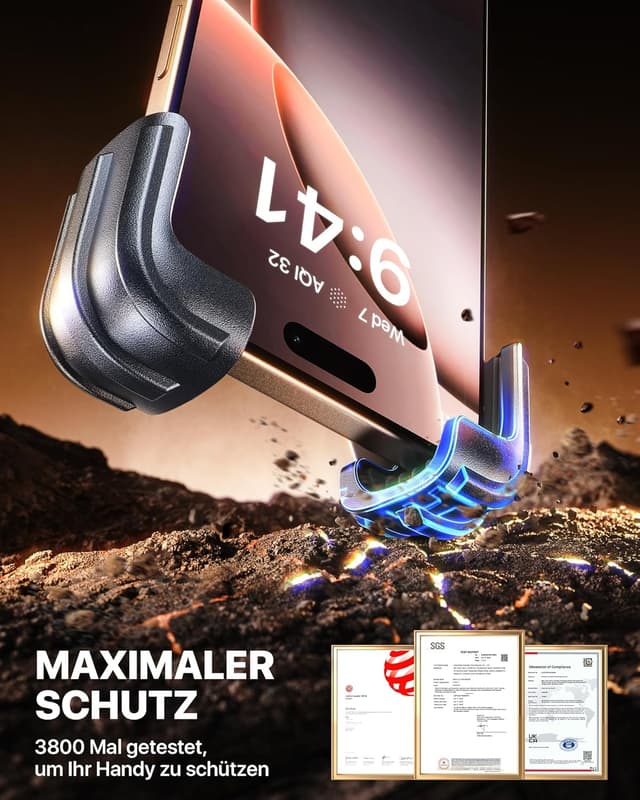 Detalle de andobil Handyhalterung Fahrrad 360° für 17/16/15