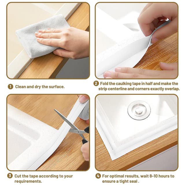 Thumbnail 6 de Fixmend Bath Sealant Strip 38mm x 3.2m rolls ๐