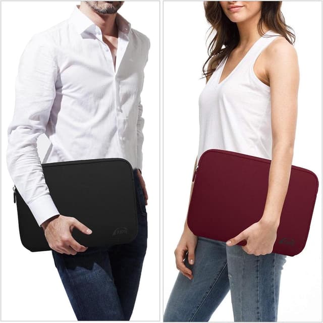 Thumbnail 6 de AIPIE Laptophülle für 13–14 Zoll (35,5 x 25,5 x 2,5 cm) – stoßfeste Schutzhülle im Sleeve-Format, rot