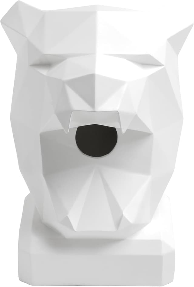 Thumbnail 6 de NEUSTEIN Panther Taschentuchbox – Taschentuchspender mit Pantherkopf-Design in Weiß (21 x 23 x 30 cm)