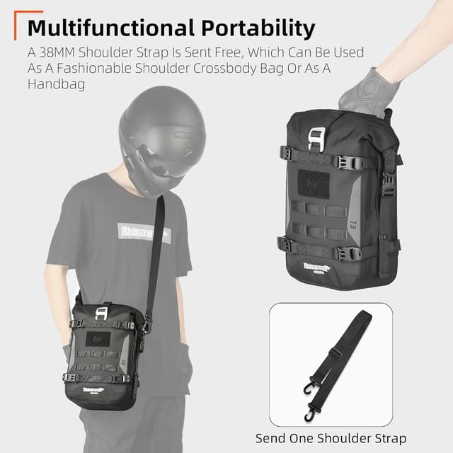 Thumbnail 6 de Rhinowalk Bolsa para parachoques 6 L