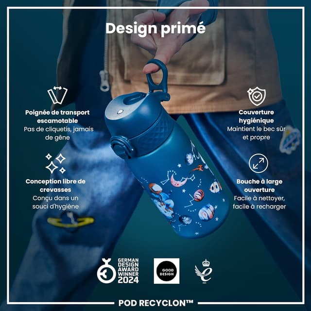 Thumbnail 5 de Ion8 Gourde enfant antiâfuite đ„€