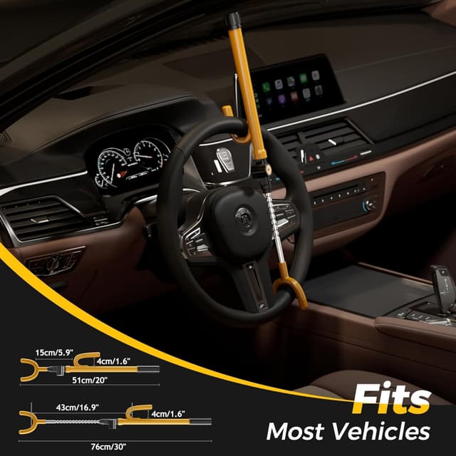 Thumbnail 3 de SURDOCA Steering Wheel Lock 1 Anti-Theft Device