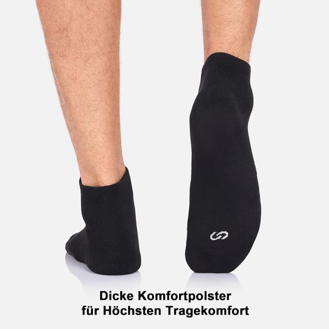 Thumbnail 1 de anqier 6 Paar Herren Damen Sportsocken 43-46 ⚙