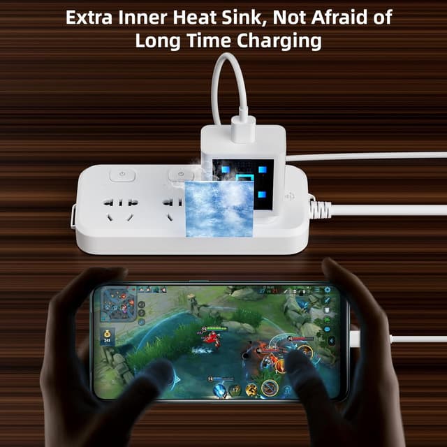 Detalle 1 de 100W HONOR USB fast charging adapter