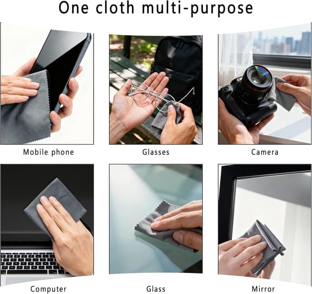 Detalle 2 de Chiffon microfibre lunettes 14 pièces