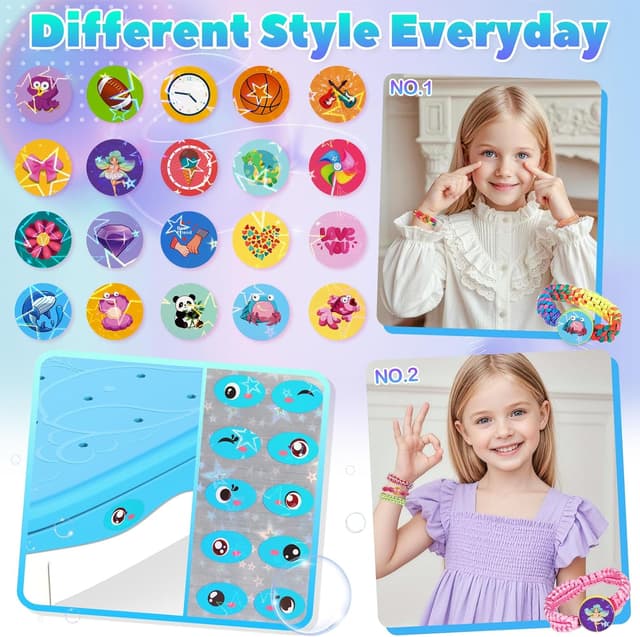 Thumbnail 5 de Whale Bracelet Making Kit for Girls 16 Pieces