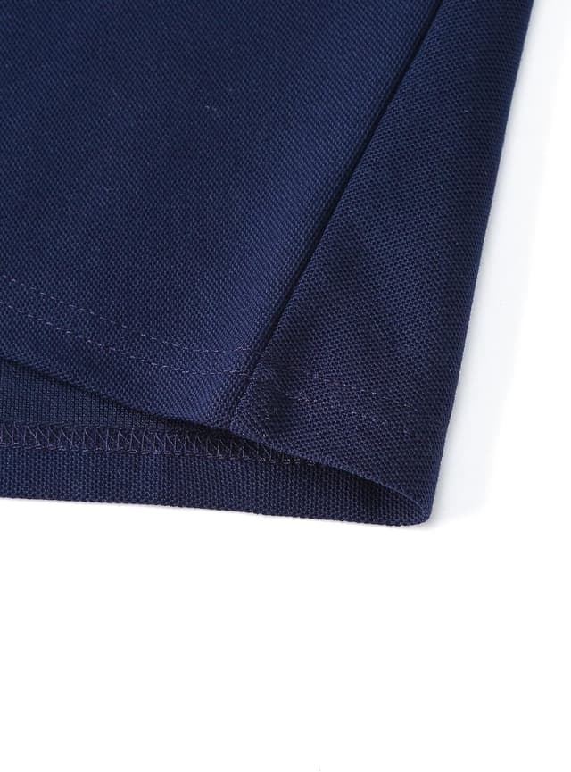 Detalle de Langarm-Poloshirt aus Baumwolle für Herren