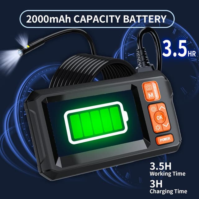 Detalle 2 de Dual Lens Borescope 1080p inspection camera, 32GB