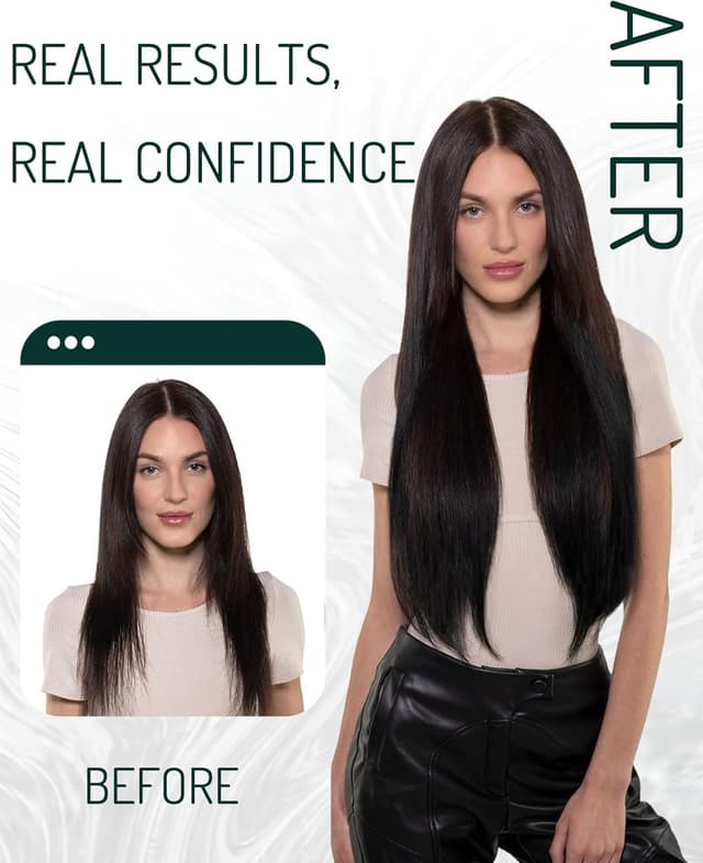 Detalle de RUNATURE Extension Capelli Veri Tessitura Biondo 35 cm, Colore 800 Bianco Biondo (100 g)