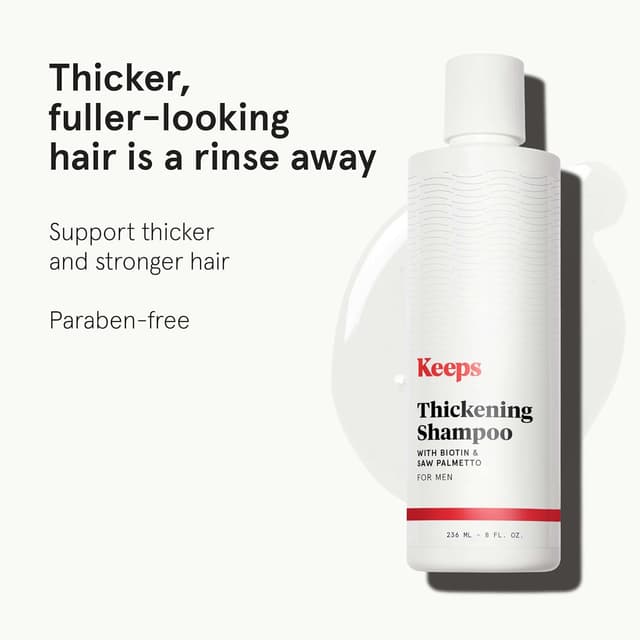 Thumbnail 1 de Keeps Men’s Hair Loss Shampoo with Biotin — DHT Blocker 12 oz
