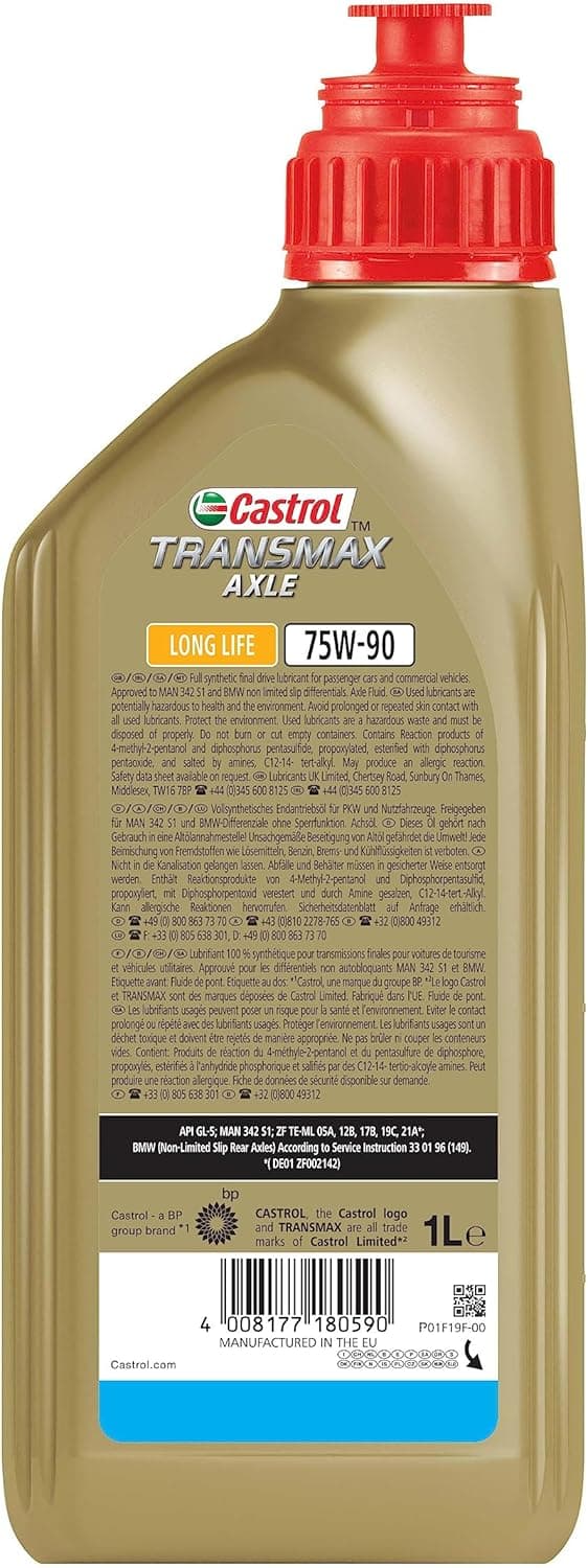 Detalle 2 de Castrol TRANSMAX Axle Long Life 1L
