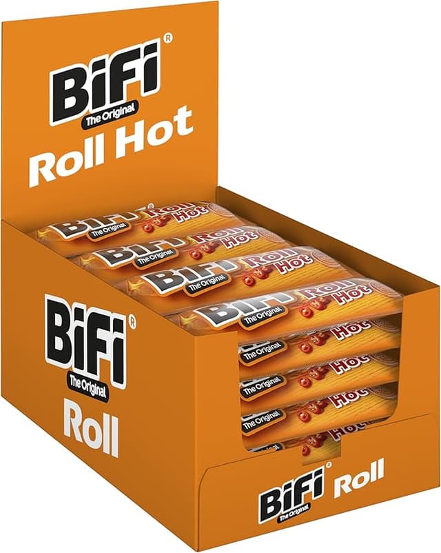 Imagen de BiFi Roll Hot 🌶️ Pack 24 aperitivos de salami y hojaldre en OfertitasTOP