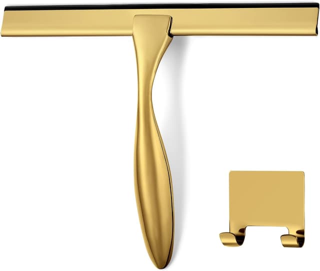 Detalle de HIWARE All-Purpose Shower Squeegee (10 Inches) for Shower Doors, Glass, Mirrors & More