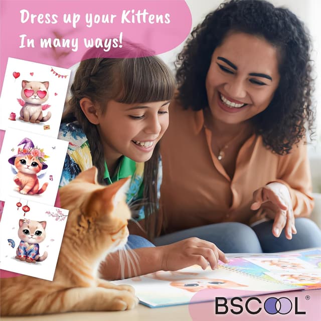 Thumbnail 6 de BSCOOL Sticker Dress Up Kitten 270+ stickers