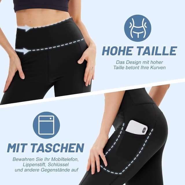 Thumbnail 2 de TNNZEET 3er Pack Leggings Damen 3/4