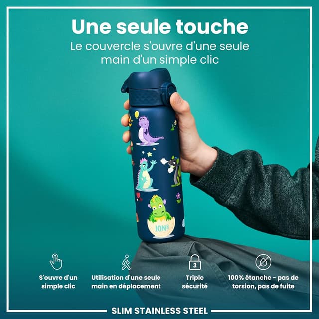 Thumbnail 2 de Ion8 Gourde Inox LĂ©ger 600 ml đ„€