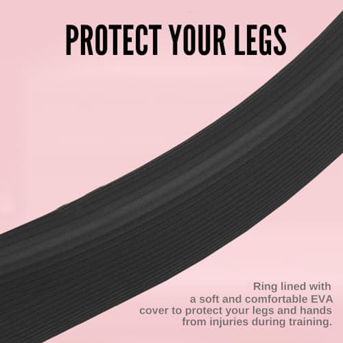 Detalle de MAGIC SELECT Aro de Pilates con doble asa (anillo de yoga) para piernas, brazos y abdomen