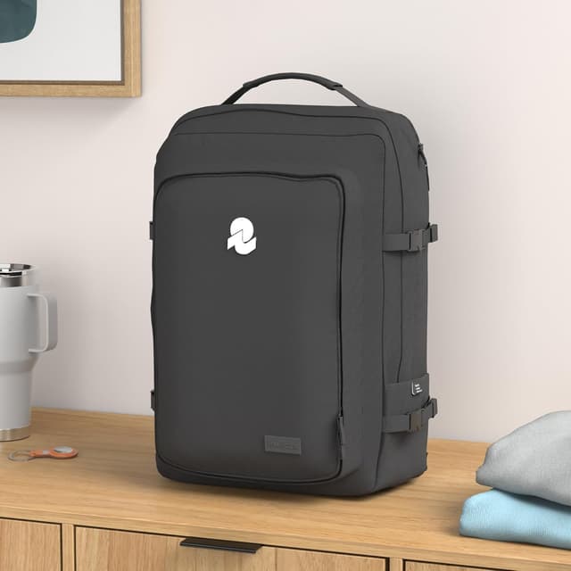 Detalle de Invicta Zaino Viaggio FREEWAY: zaino/valigia da viaggio a mano con tasca PC fino a 15,6”