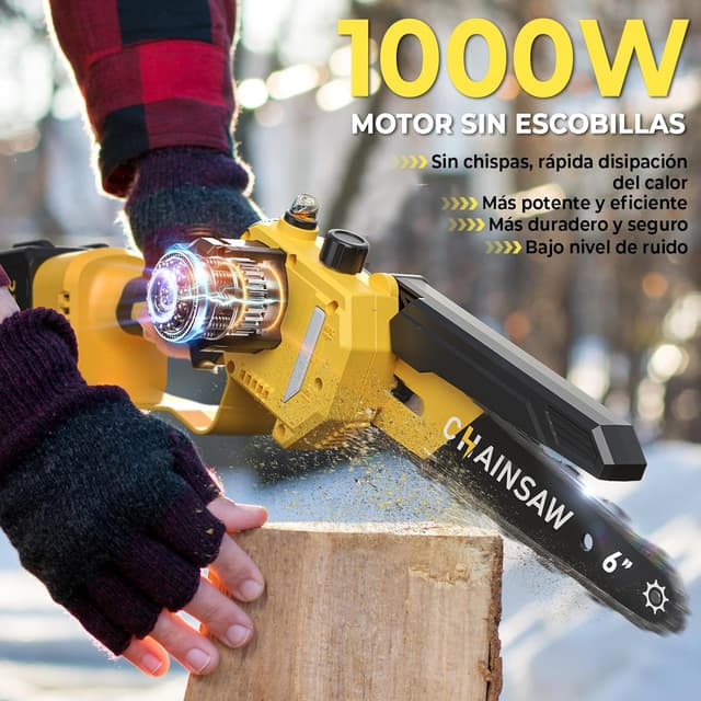 Detalle 2 de VIWKO Mini Motosierra 6" 1000W