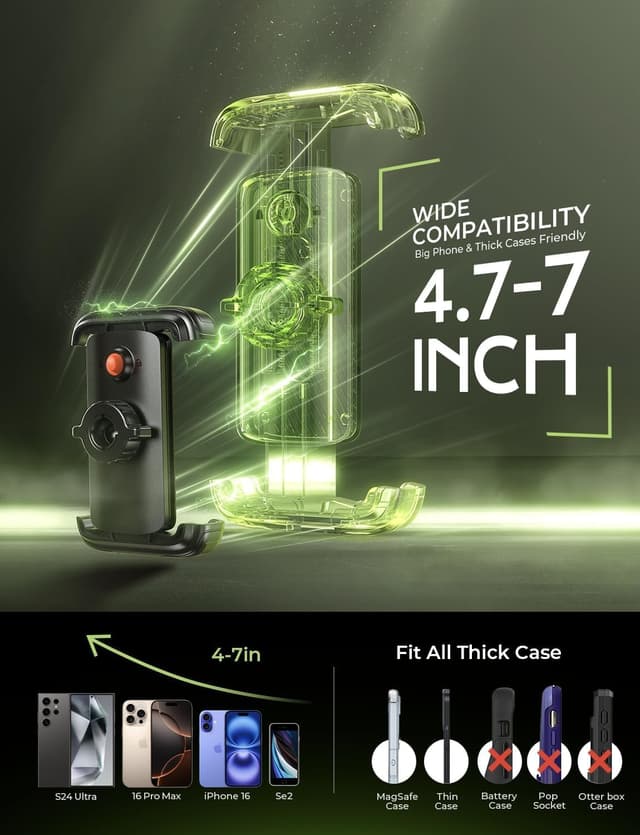 Thumbnail 6 de LISEN Handy Halterung Fahrradlenker 360°