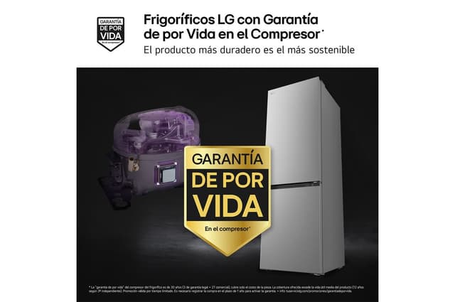 Detalle 2 de LG GBBS312BPY Frigorífico Combi DoorCooling+