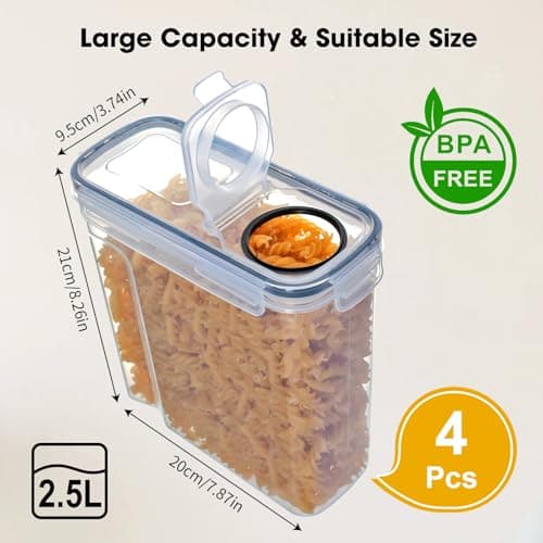 Thumbnail 1 de Romon Botes Cocina Almacenaje 2,5 L — Juego 4 piezas 🥫