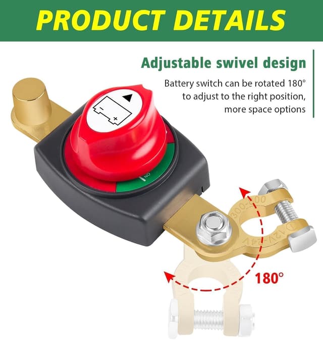 Thumbnail 4 de Bolatus Batterie Trennschalter 48V mit 180°