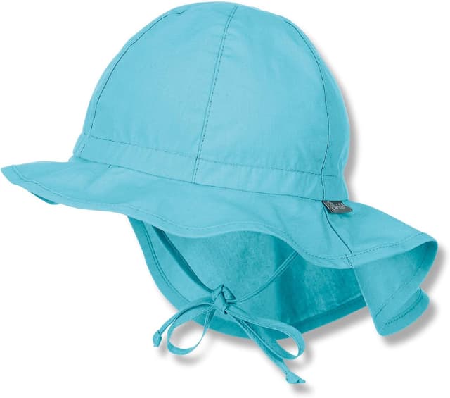 Detalle de Sterntaler Unisex Baby Mütze Flapper – UV-Schutz für warme Sommertage