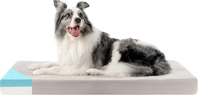 Imagen de ZENAPOKI Hundebett XL orthopädisch 110x70x9cm en OfertitasTOP