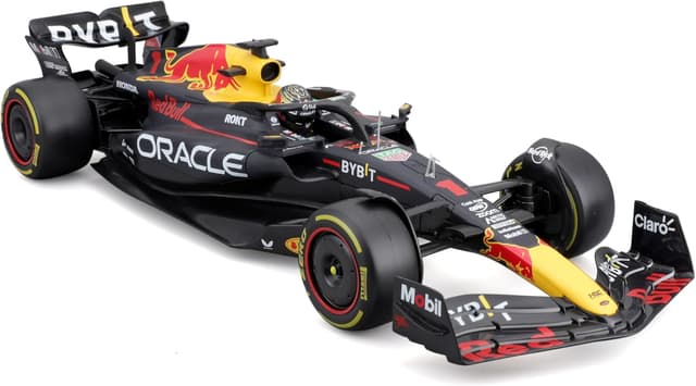 Detalle de Bburago Formule 1 Red Bull 2023 1:18 #1 Verstappen avec casque – mini voiture de collection