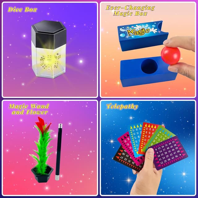 Thumbnail 7 de Mekkyes Juego de Magia para Niños 🎩 con 80+ Trucos y Varita