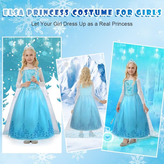 Thumbnail 2 de ACWOO Mädchen Kostüm Prinzessin 100 cm