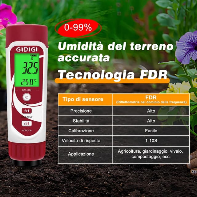 Thumbnail 5 de Misuratore di umidità terreno 3 in 1