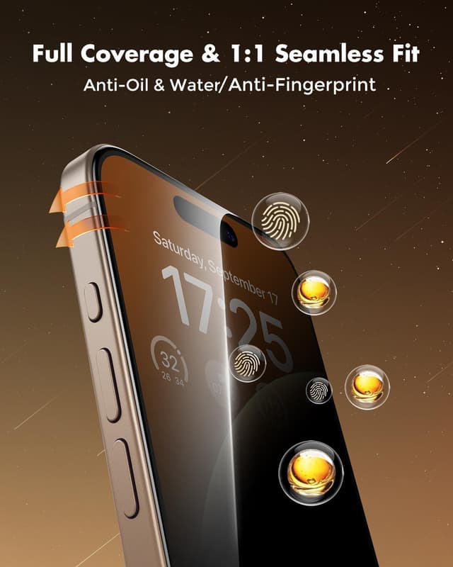 Thumbnail 5 de UNBREAKcable Película de Privacidad para iPhone 16 Pro