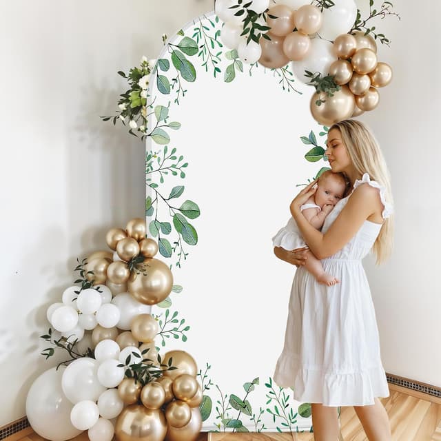 Thumbnail 5 de MEHOFOND 3.3x7ft Eucalyptus Arch Frame 🎪