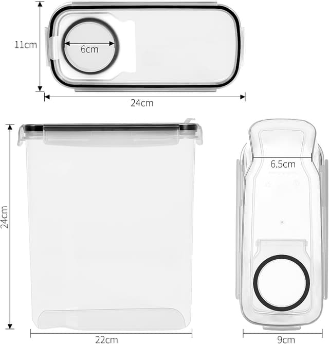 Detalle 2 de Vorratsdosen Luftdicht 4L Set of 4
