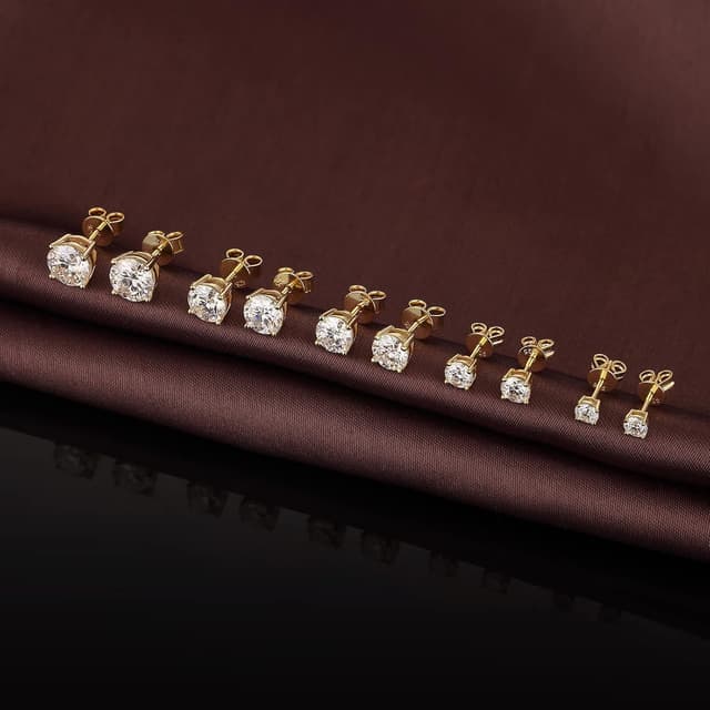 Thumbnail 6 de Miaofu Moissanit-Ohrstecker aus 925 Sterling-Silber (S925) – Herren & Damen mit Rücksicherung